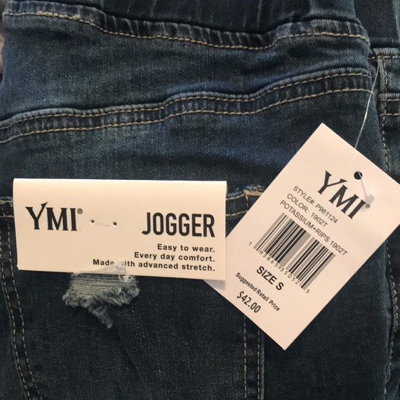 YMI Jogger Jeans Color: Potassium+Rips Size: Small 4-6 - Picture 10 of 10